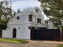 The Turrets, a castellated house, 20th century