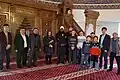 The U.S. Embassy delegation and Dr. Elsanousi touring the main mosque in Nalaikh 2016