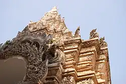 Detail of the entrance gate