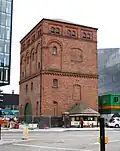 The former Mersey Railway Pumping Station, Mann Island (1881; Grade II)