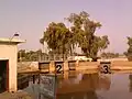 Rawla Mandi bridge or Head (R.D. 321) and its water gates 1) Water gates to KPD distributary. 2) Main gates. 3) Water gates to KND distributary