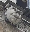An exterior grotesque