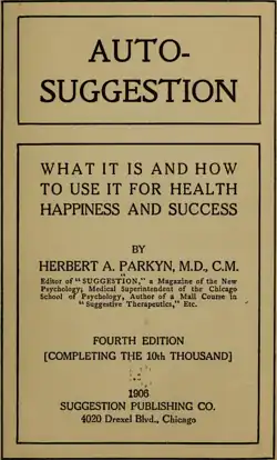 The title page of Auto-Suggestion