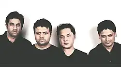 From left to right: Akshay Raheja, Surojit Dev, Joseph Lalhmachhuana, Prithwish Dev, New Delhi, August 2015