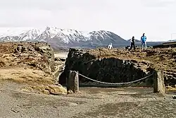 Image 8Þingvellir, seat of the Alþingi. (from History of Iceland)