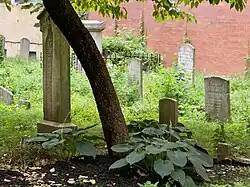 Monuments and gravestones in the third cemetery.