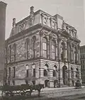 The fourth courthouse located on Seneca Street built in 1875