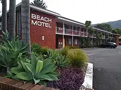 A pictures of a motel