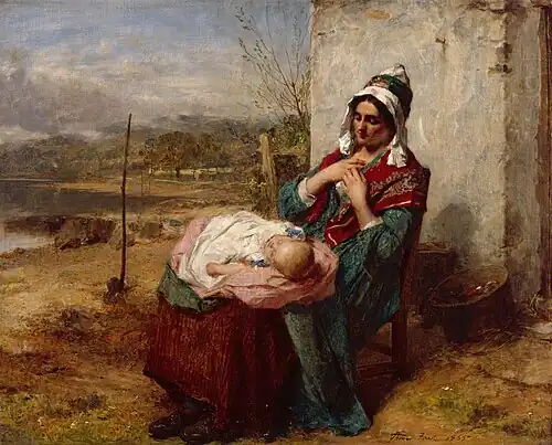 Ere Care Begins by Thomas Faed