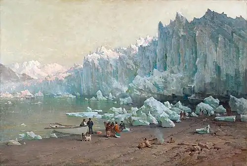 Muir Glacier, Alaska, Thomas Hill, 1887–88