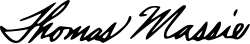 Tom Massie's signature