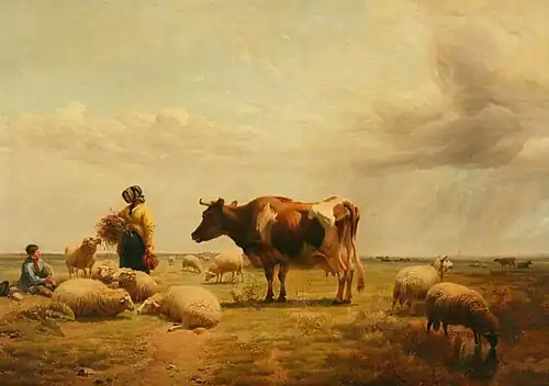 Heat Showers in August by Thomas Sidney Cooper