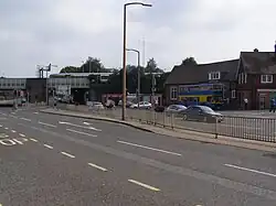 Three Bridges station, viewed from the A2220
