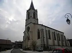 The church in Thuilley-aux-Groseilles
