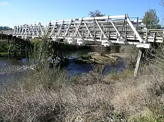 The bridge over the Barrington River, Thunderbolts Way, Barrington