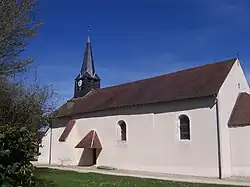 The church in Thurey