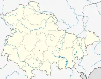 Schleusingen is located in Thuringia