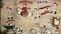 Portrait of Tiến sĩ(進士) parade when successfully passing the examination.