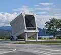 A bridge prototype at the nearest expressway exit