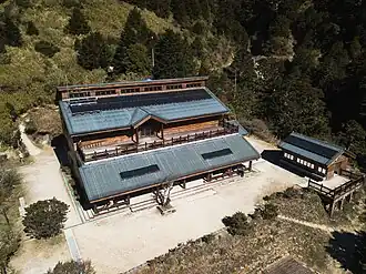 Tianchi Lodge on the west side of the North Peak of Mount Nenggao, Taiwan