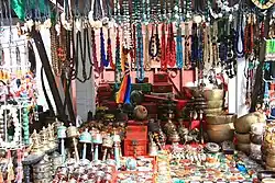 Souvenir stall in Lhasa