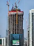 The Office Tower under construction in June 2024