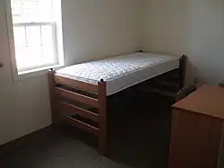 Residence hall bedroom