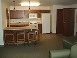 Residence hall kitchen