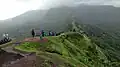 The trek path in Rainy season