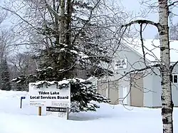 Tilden Lake community and fire hall