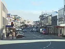 View along Stafford Street in 2006