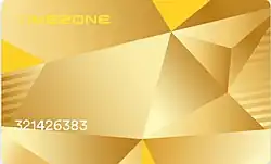 Timezone Gold Tier Card