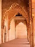Lambrequin arches in the Mosque of Tinmal (mid-12th century)