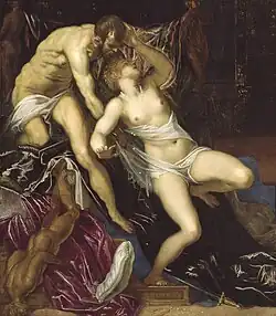 Tarquin and Lucretia (c. 1578), Art Institute of Chicago