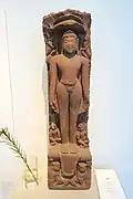 Jain Tirthankara Sculpture, Red sandstone, India, 8th century