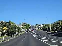View looking east on Tiverton Road in New Windsor