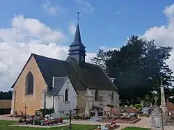 The church in Tocqueville