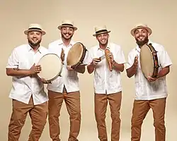Puerto Rican plena musical ensemble