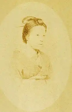 Mikako photographed four years before her death.