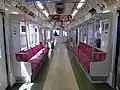 Interior of a 3-door car