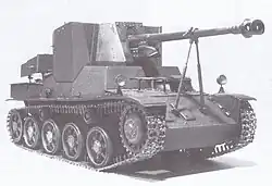 Toldi Páncélvadász model from the front