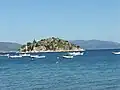 The island and Apostolou Church