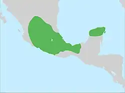 Location of Toltec Empire
