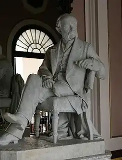 Marble statue of Tomás Terry