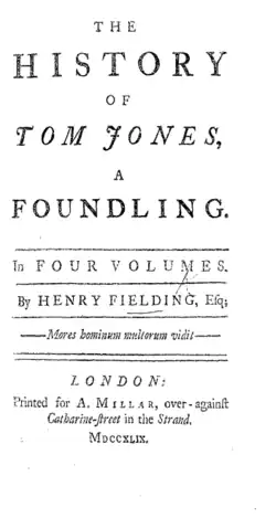 First cover, 1749