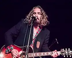 Tom Wilson performing at the Haven Social Club in Edmonton, Alberta, Canada