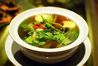 Kaeng chuet, not actually a curry but a soup