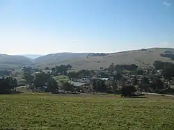Tomales, viewed from the northeast