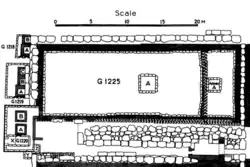Plan of Tomb G 1225