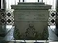 Inscriptions on the tombstone, in Urdu and Bengali.